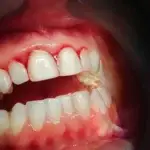Healthy gums vs inflamed bleeding gums comparison - The Dentart, Sarjapura, Bengaluru